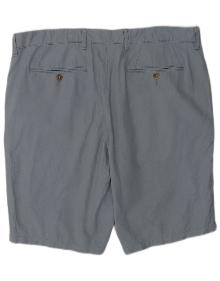 Marks & Spencer Chino Shorts til mænd W40 XL Blå hør