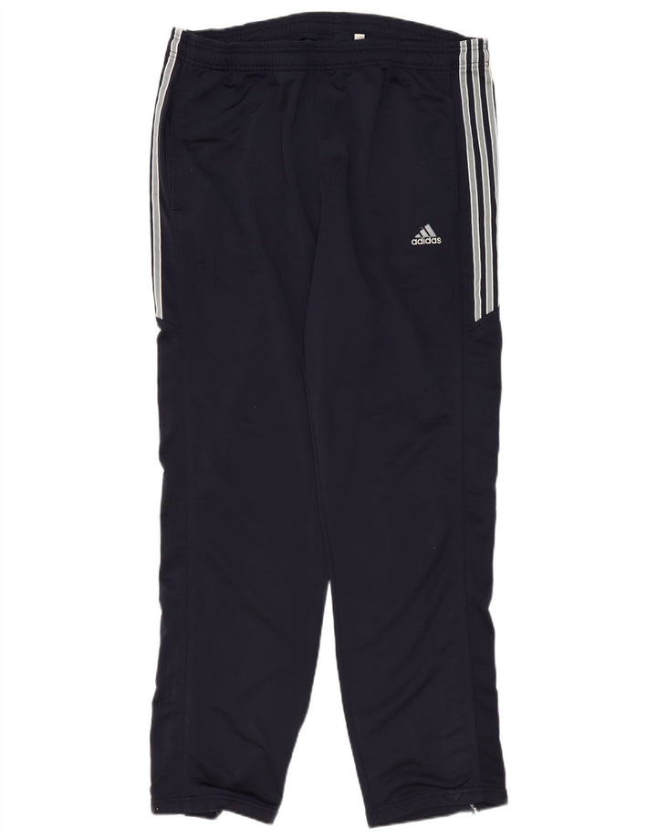 ADIDAS Træningsdragtsbukser til mænd UK 44/46 Large Navy Blue Polyester