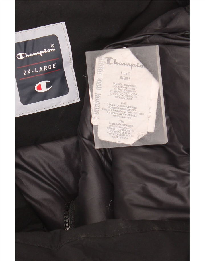 CHAMPION Dame Hætteoverfrakke UK 20 2XL Sort Polyester