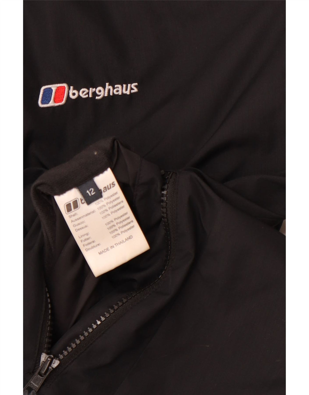 BERGHAUS Vendbar jakke til kvinder UK 12 Medium Sort Polyester