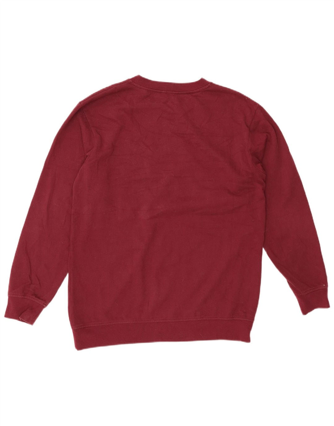 JACK WILLS Dame Oversized Sweatshirt Jumper UK 10 Lille rødbrun bomuld