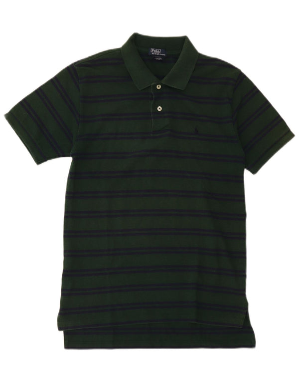 Polo Ralph Lauren drengeskjorte 15-16 år XL Grøn stribet bomuld