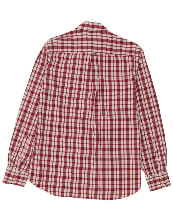 Crew Clothing Herre Classic Fit skjorte Medium Burgundy ternet bomuld