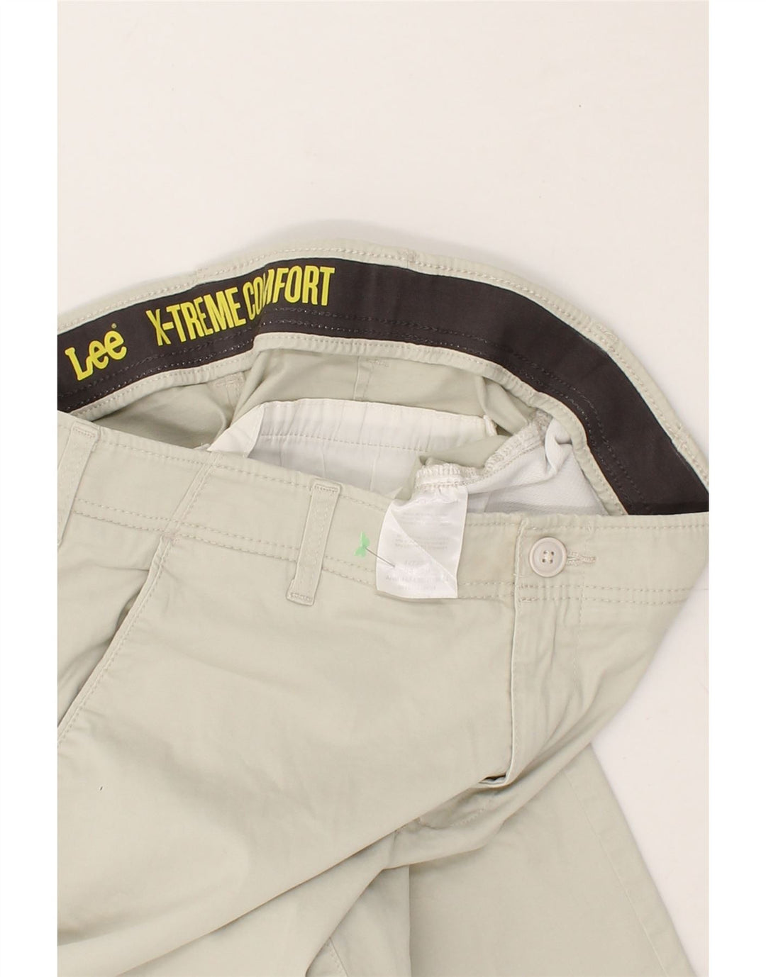 LEE Mens Straight Chino Trousers W34 L29 Grey Cotton Vintage Lee and Second-Hand Lee from Messina Hembry 