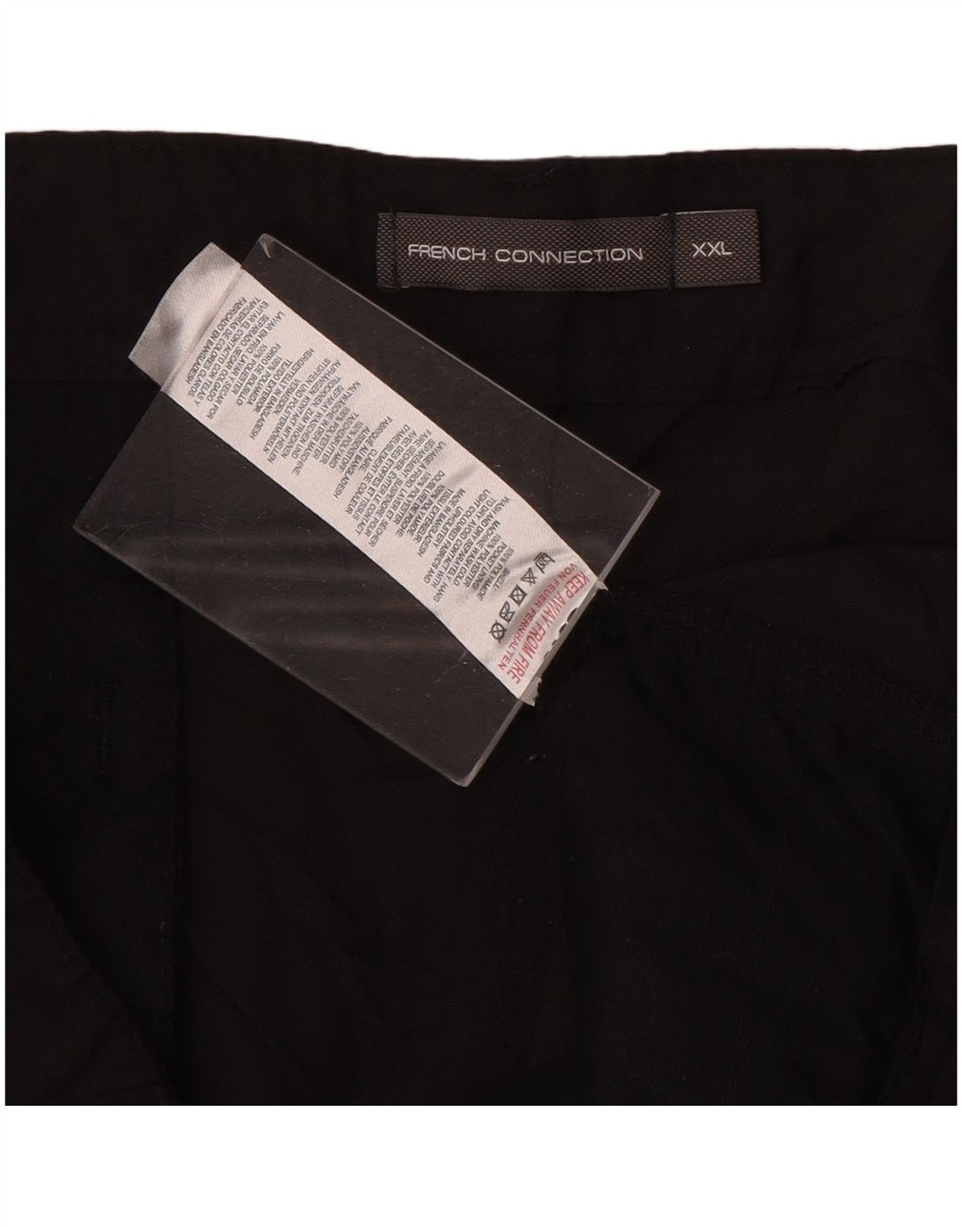 French Connection Herre Cargo Shorts 2XL W42 Sort Polyamid