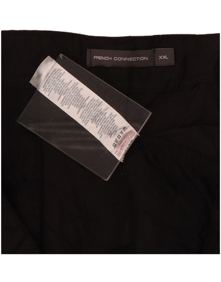 French Connection Herre Cargo Shorts 2XL W42 Sort Polyamid