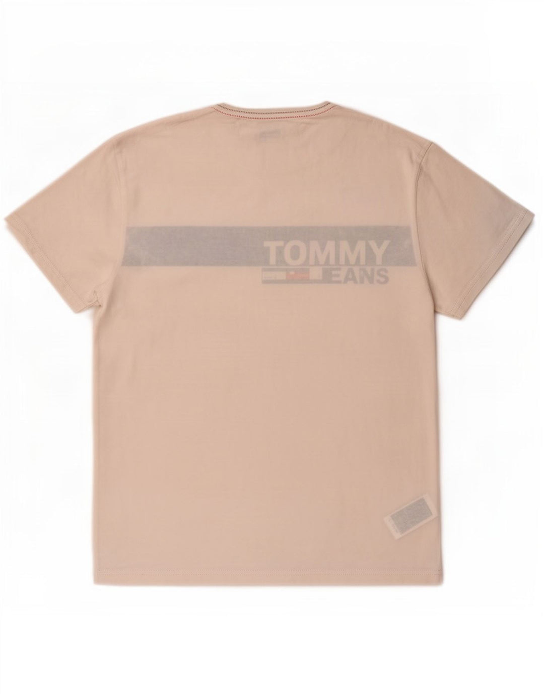 Tommy Hilfiger Herre Regular Fit Grafisk T-shirt Top Lille hvid Colourblock