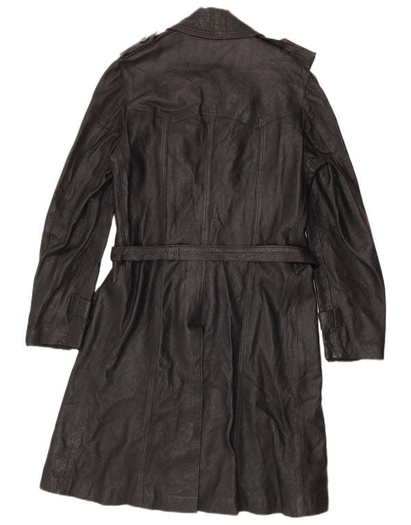 Vintage Læderfrakke til mænd UK 36 Small Black