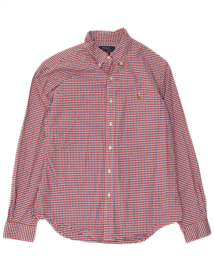 Polo Ralph Lauren Herre Stretch Oxford skjorte Stor flerfarvet Gingham