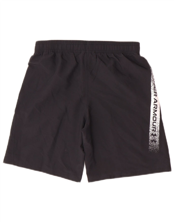Under Armour drenge grafiske sportsshorts 11-12 år store sorte polyester