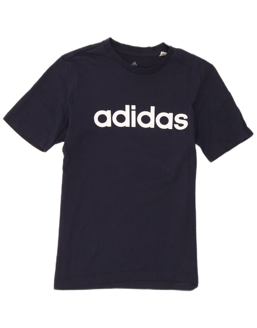 Adidas Grafisk T-shirt top til mænd, lille marineblå bomuld