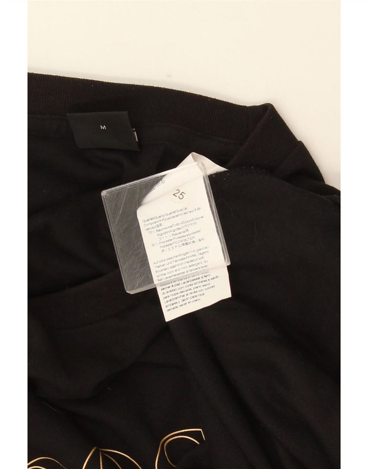 HUGO BOSS Grafisk sweatshirt til mænd mellem sort bomuld