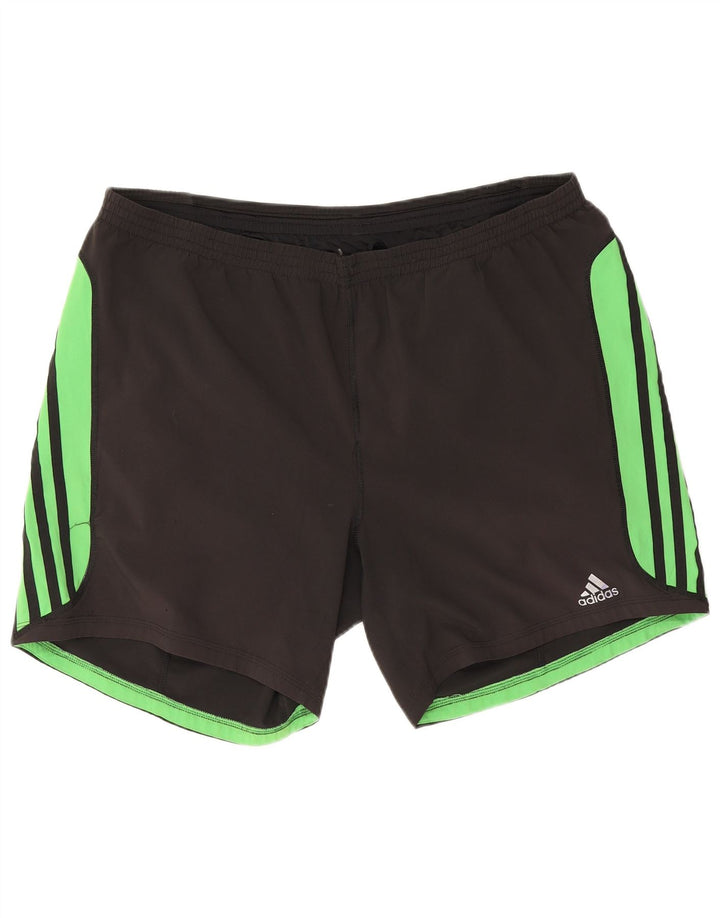 Adidas Herre Climacool Sport Shorts XL Sort Colourblock Polyester