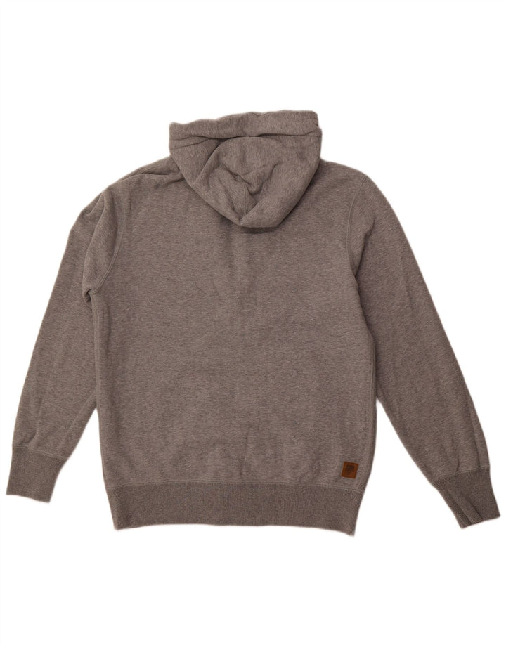 PUMA Hættetrøje med lynlås til mænd mellemgrå bomuld