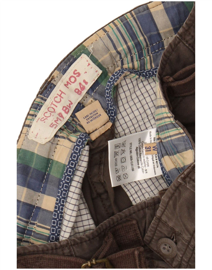 Scotch & Soda Herre Cargo Shorts W31 Medium Brun Bomuld