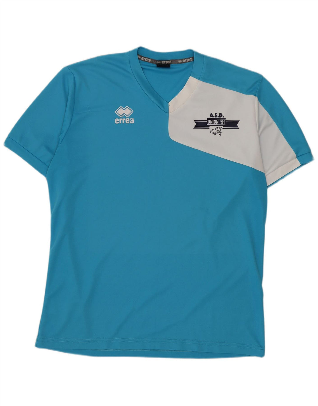 Errea Herre T-Shirt Top XL Blå Colourblock