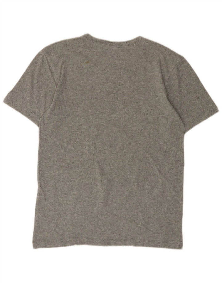 Nike grafisk T-shirt top XS til mænd, grå bomuld