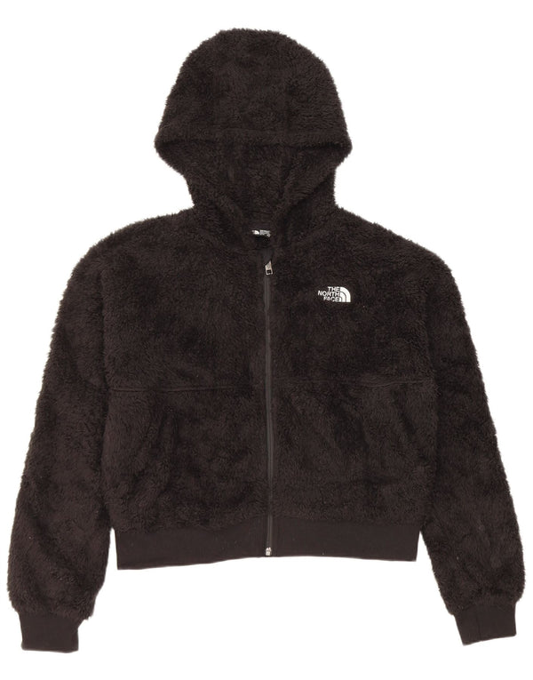 The North Face Girls Hættejakke i fleece 14-15 år XL Sort Polyester