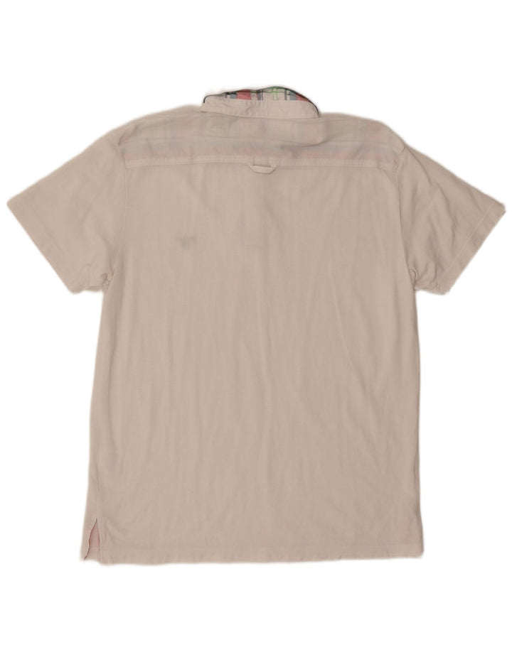 GANT Mens Polo Shirt XL White Cotton