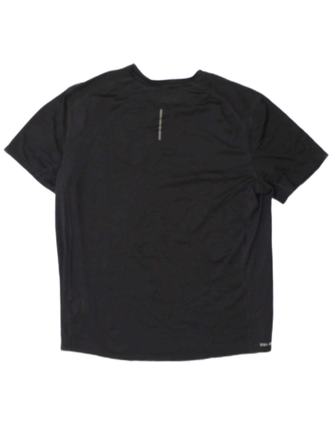 Nike Dri Fit T-shirt top til mænd, stor sort polyester