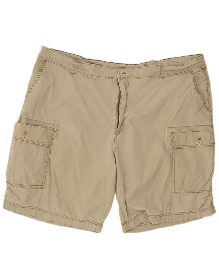 IZOD Herre Salt Water Cargo Shorts W48 4XL Grøn Bomuld