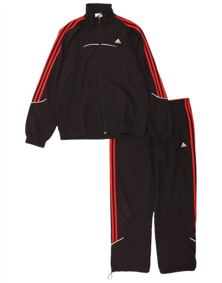 Adidas Herre Climalite fuld træningsdragt UK 40/42 Medium Black