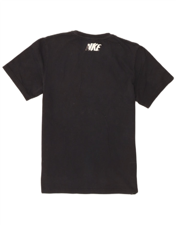 Nike Herre grafisk T-shirt Top Medium Sort Bomuld