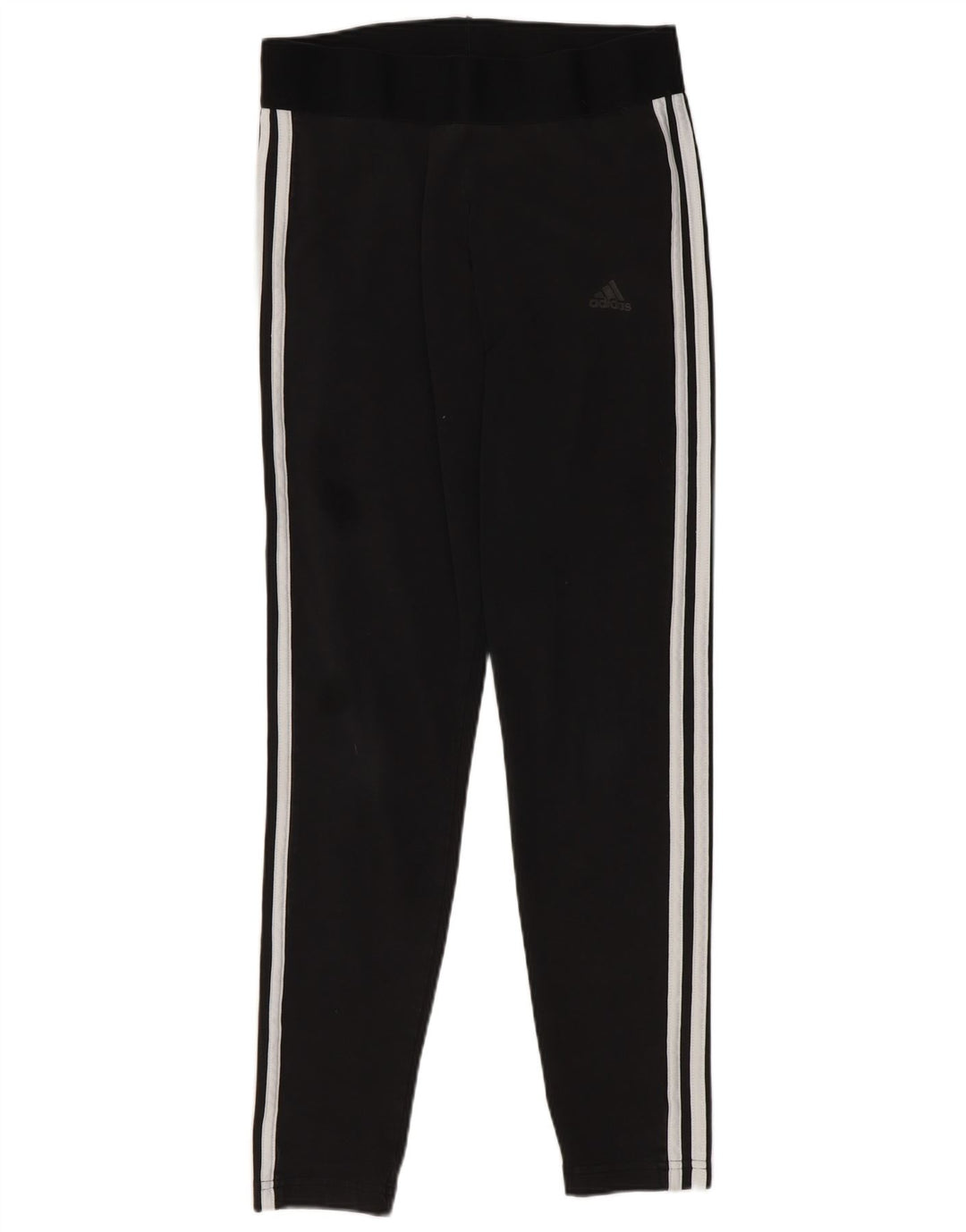 Adidas Dame Leggings UK 12/14 Medium Sort Bomuld