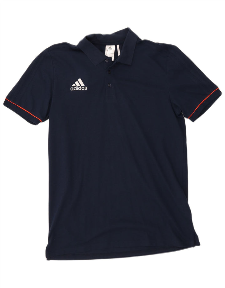 ADIDAS Climalite poloshirt til mænd Stor marineblå bomuld