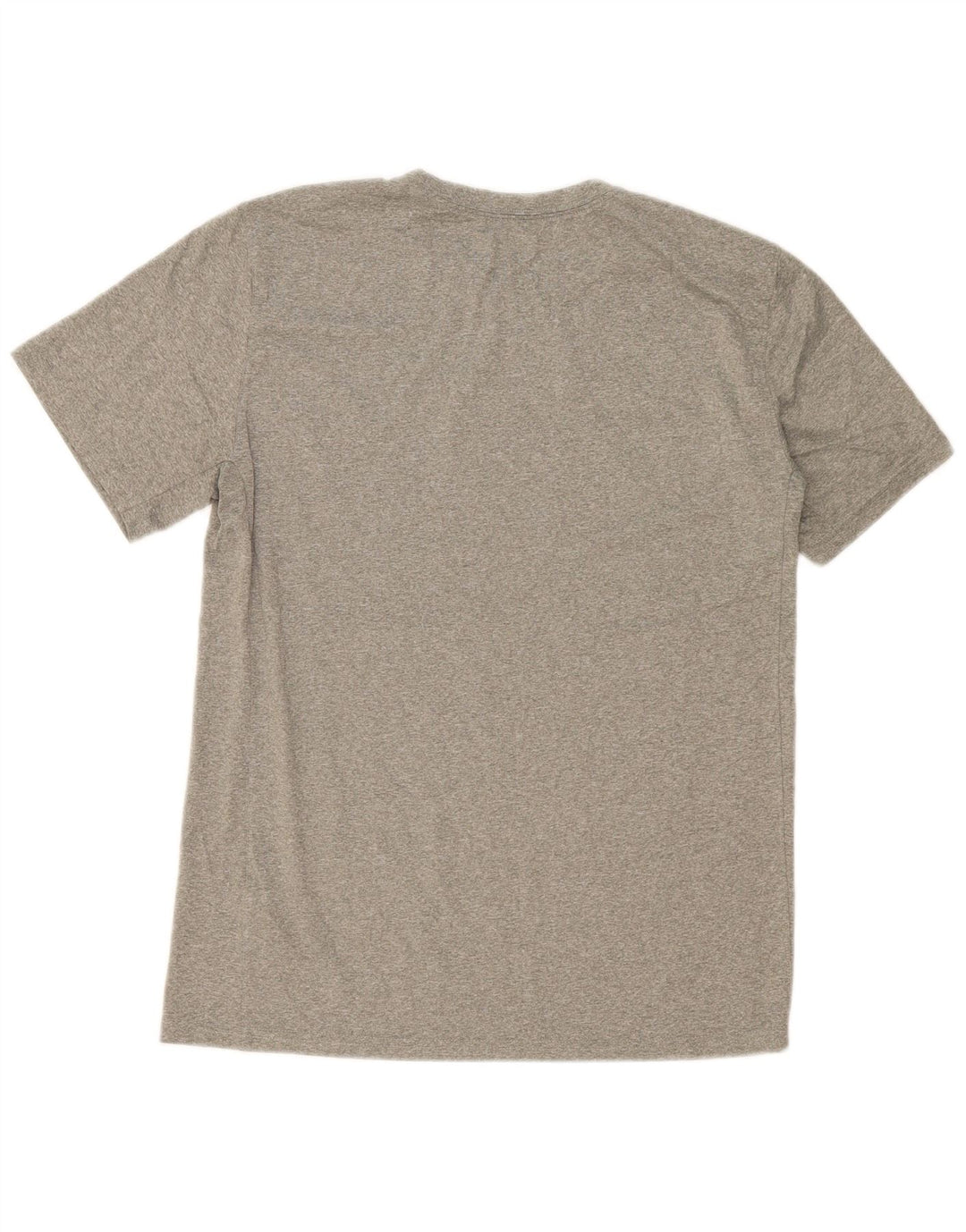 Nike Herre Dri Fit grafisk T-shirt top mellemgrå polyester