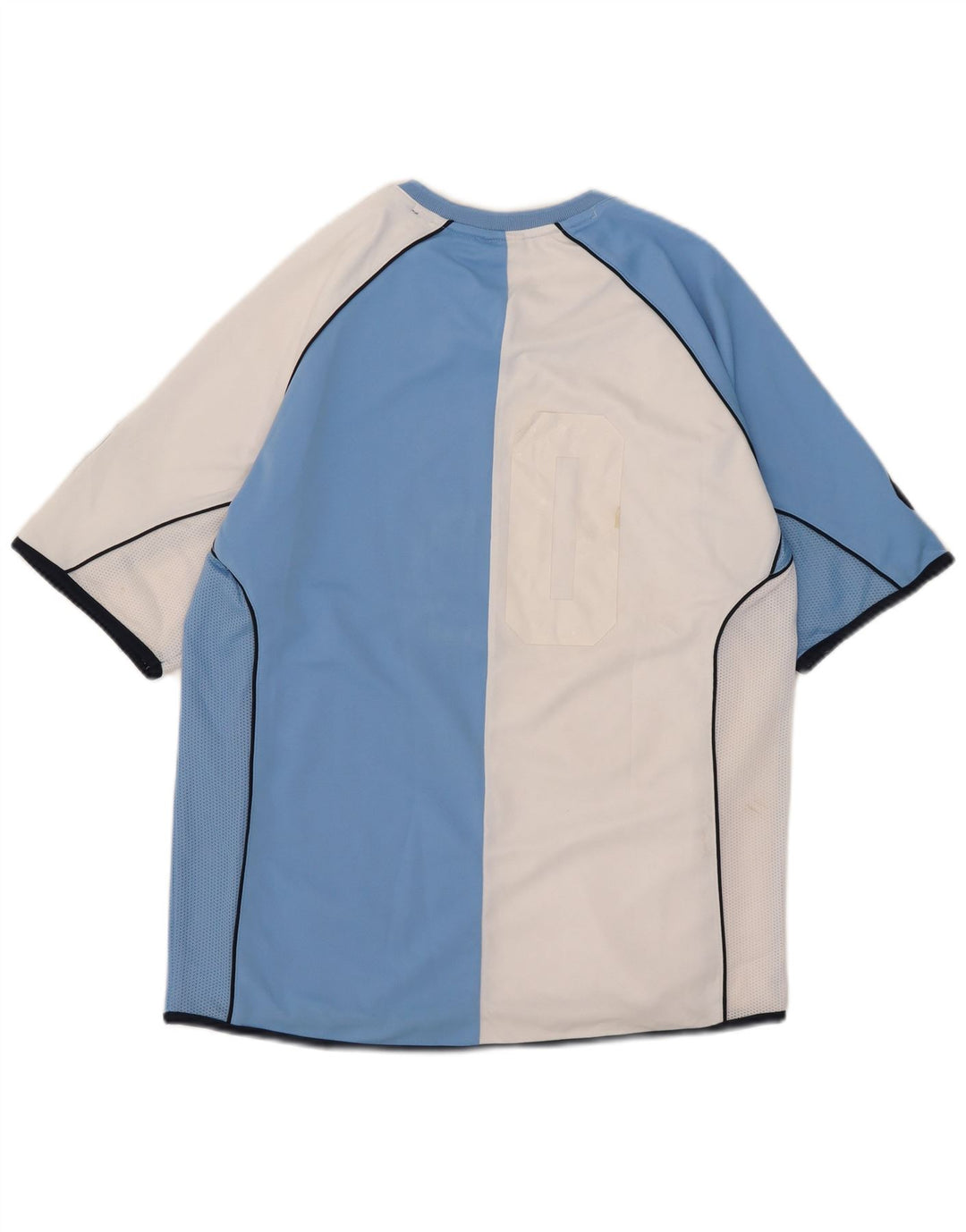 Asics Herre grafisk T-shirt Top Medium Blue Colourblock Polyester