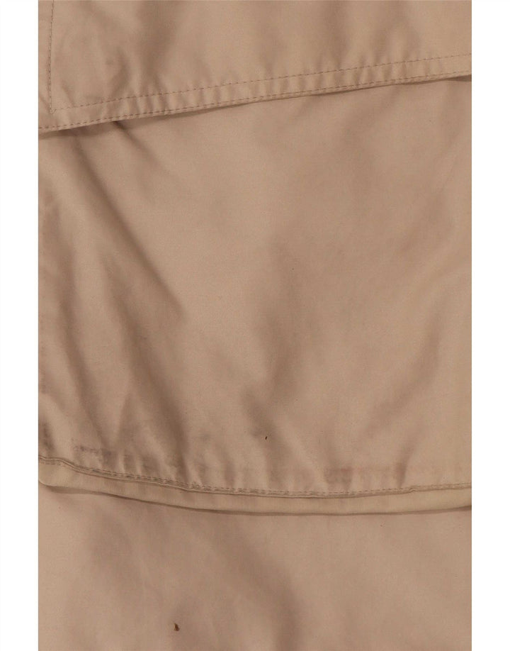 Hobbs Dame Oversized Parka Jacket UK 8 Small Beige Bomuld