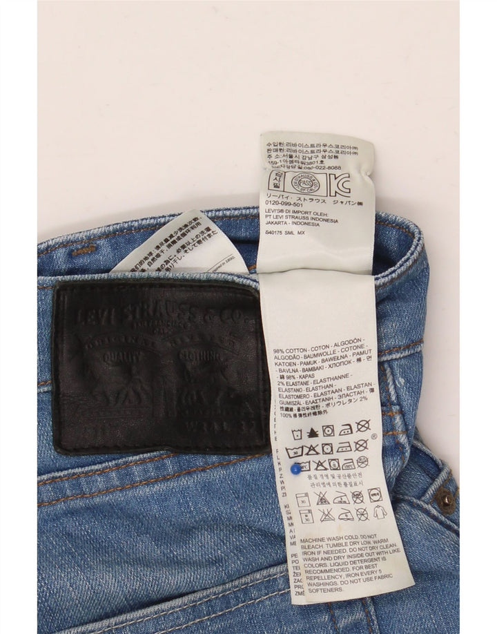 Levi's Herre 511 Slim Jeans W34 L32 Blå Bomuld