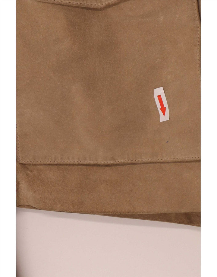 Conbipel Herre Ruskind Utility Jacket IT 52 XL Brunt Læder