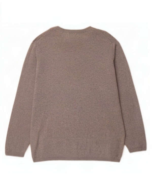 Tommy Hilfiger Dame Boat Neck Jumper Sweater UK 20 2XL Grå Bomuld