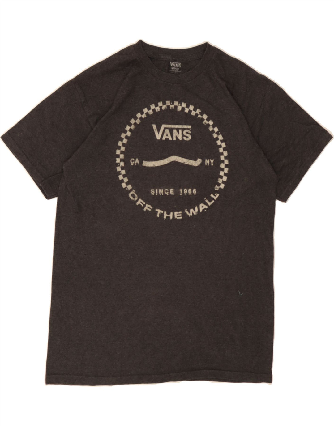 VANS Mens Graphic T-Shirt Top Medium Grey Cotton Vintage Vans and Second-Hand Vans from Messina Hembry 