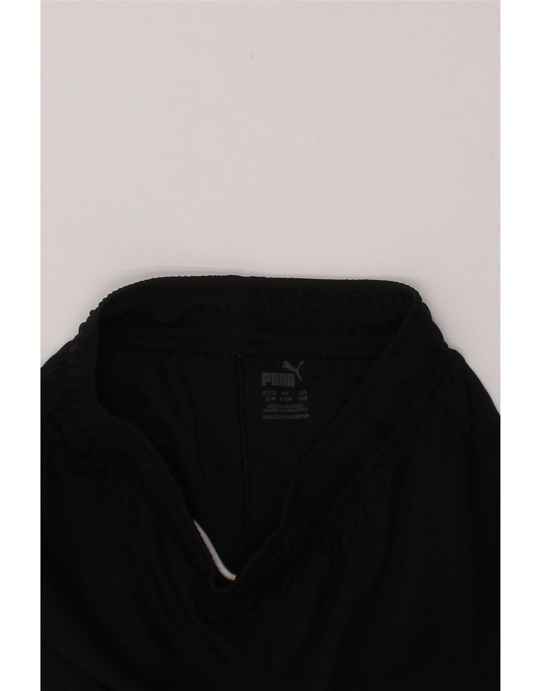 PUMA Boys Sport Shorts 9-10 Years  Black Polyester Vintage Puma and Second-Hand Puma from Messina Hembry 