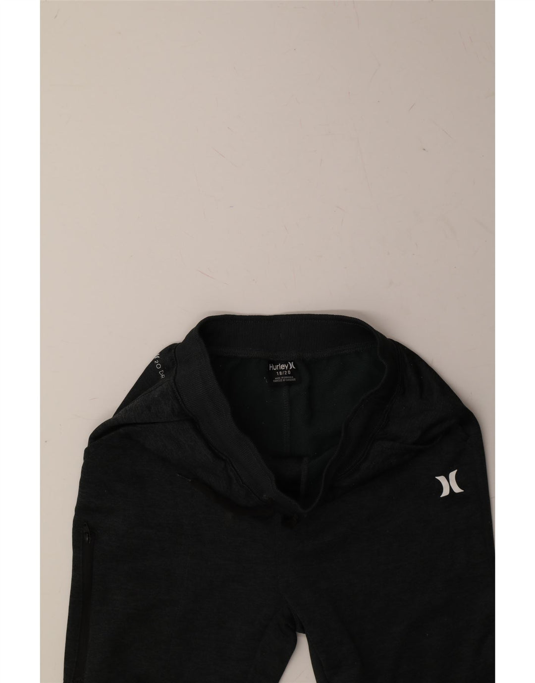 HURLEY Boys Tracksuit Trousers Joggers 15-16 Years  XL Grey Polyester Vintage Hurley and Second-Hand Hurley from Messina Hembry 