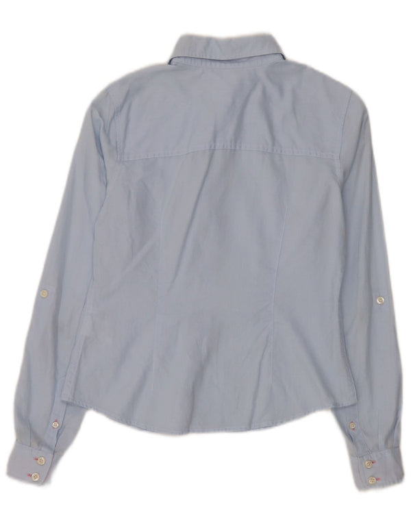 Tommy Hilfiger Dameskjorte US 4 Small Blue Cotton