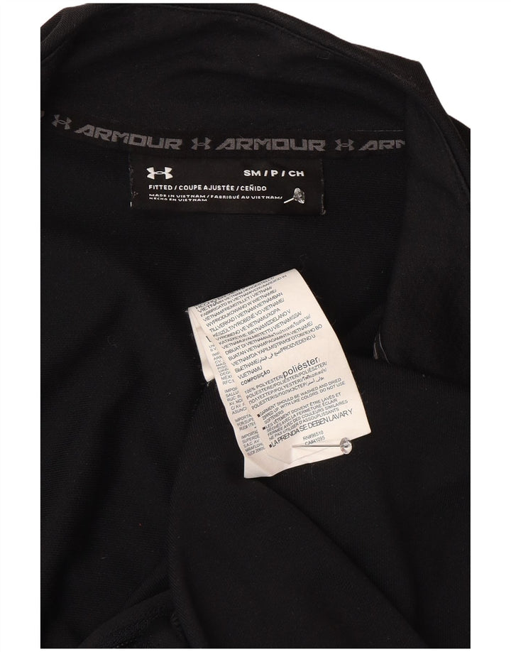 Under Armour Herre Monteret grafisk træningsdragt Top jakke Lille sort polyester