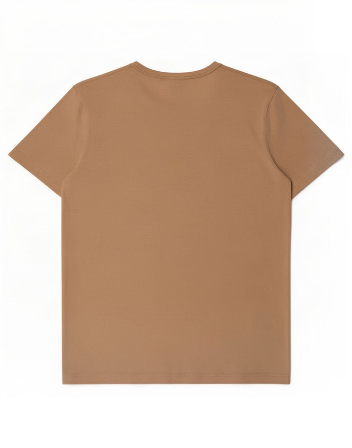 Hugo Boss Herre T-Shirt Top Medium Beige Bomuld