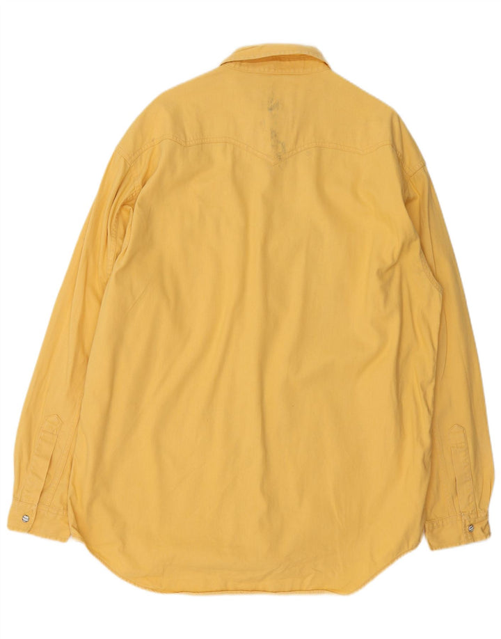 LEVI'S Denimskjorte til mænd Stor gul bomuld