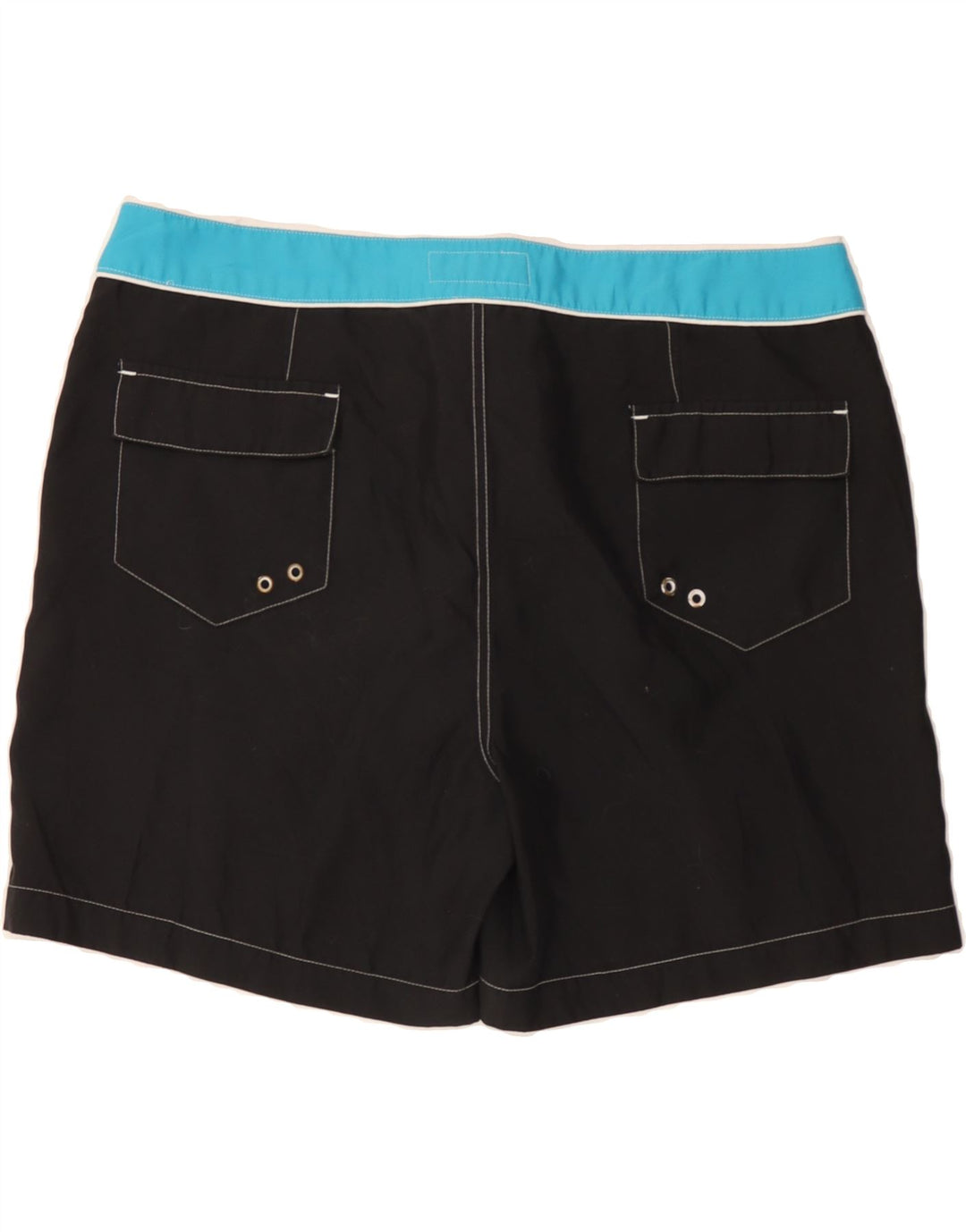 PENGUIN Mens Swimming Shorts XL Black Polyester Vintage Penguin and Second-Hand Penguin from Messina Hembry 