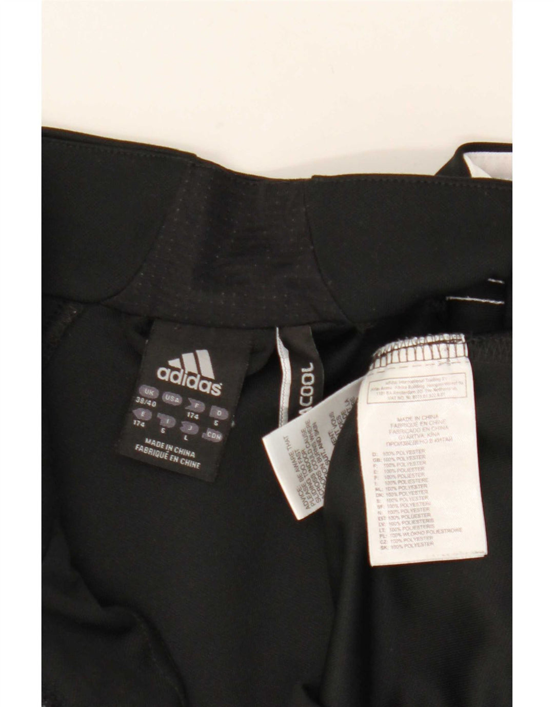 Adidas Herre Climacool Pullover med lynlås-hals Træningsdragt Top UK 38/40 Medium Black