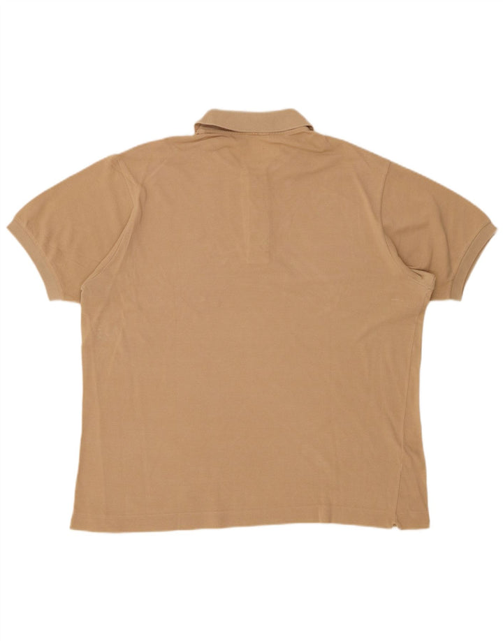 LACOSTE Poloshirt til mænd str. 5 Large Beige Bomuld