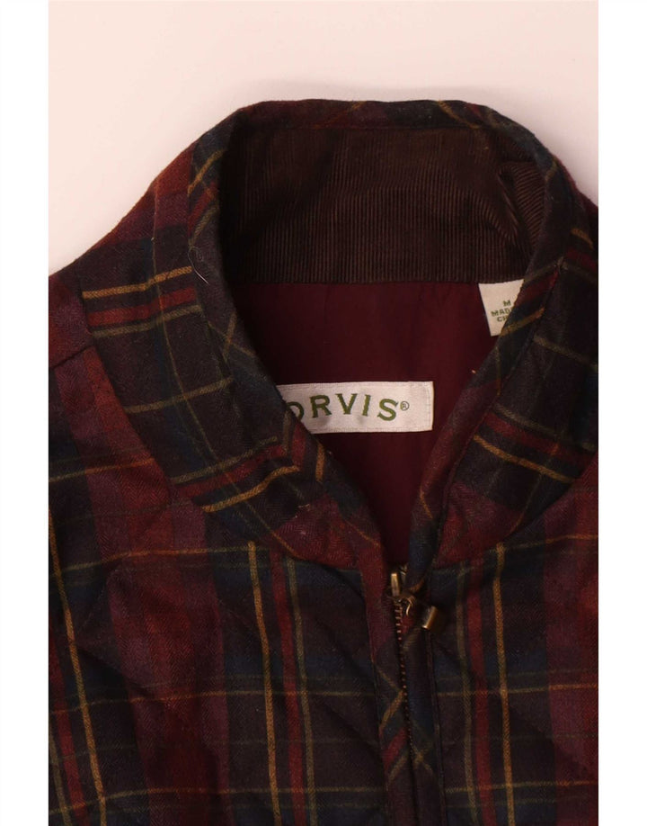 Orvis Womens Quiltet Gilet UK 14 Medium Flerfarvet Ternet polyester