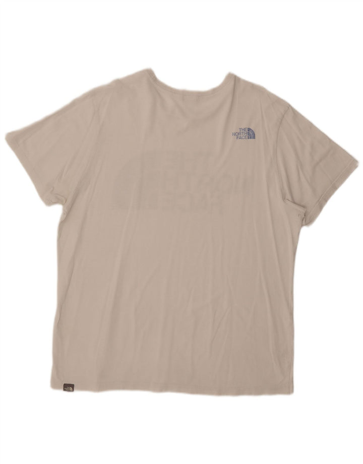 THE NORTH FACE Herre Grafisk T-Shirt Top Stor Hvid