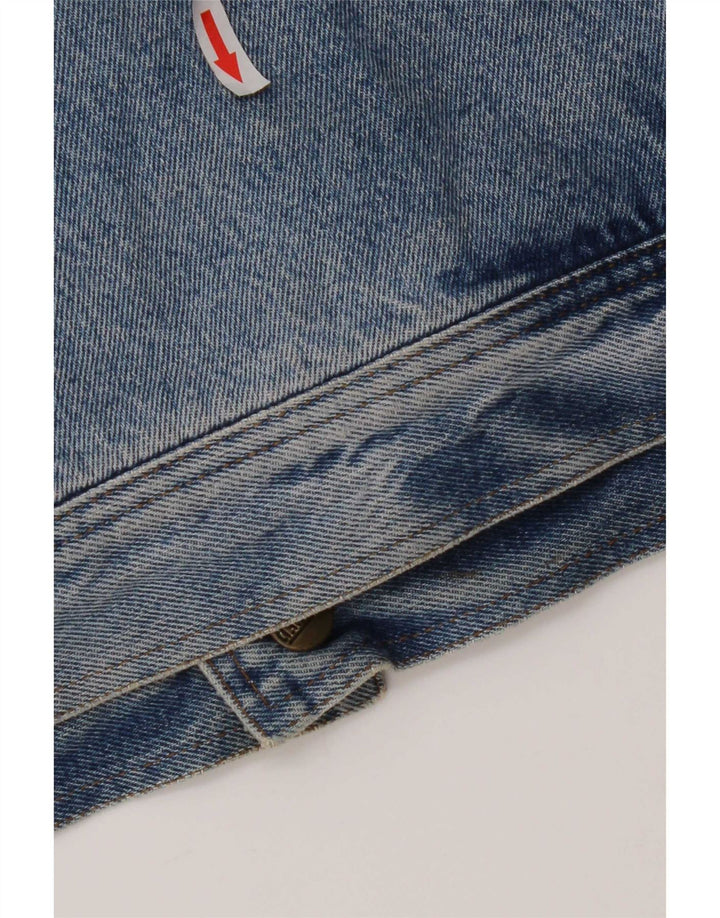 Lukket Herre denimjakke IT 50 Stor Blå Bomuld