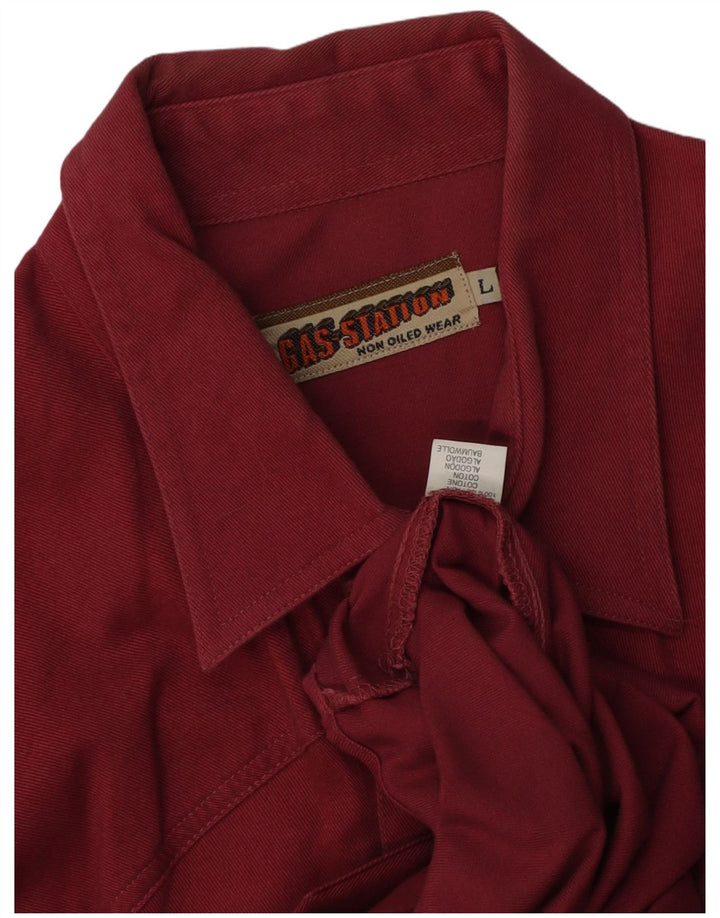 Vintage herreskjorte Stor Bourgogne bomuld