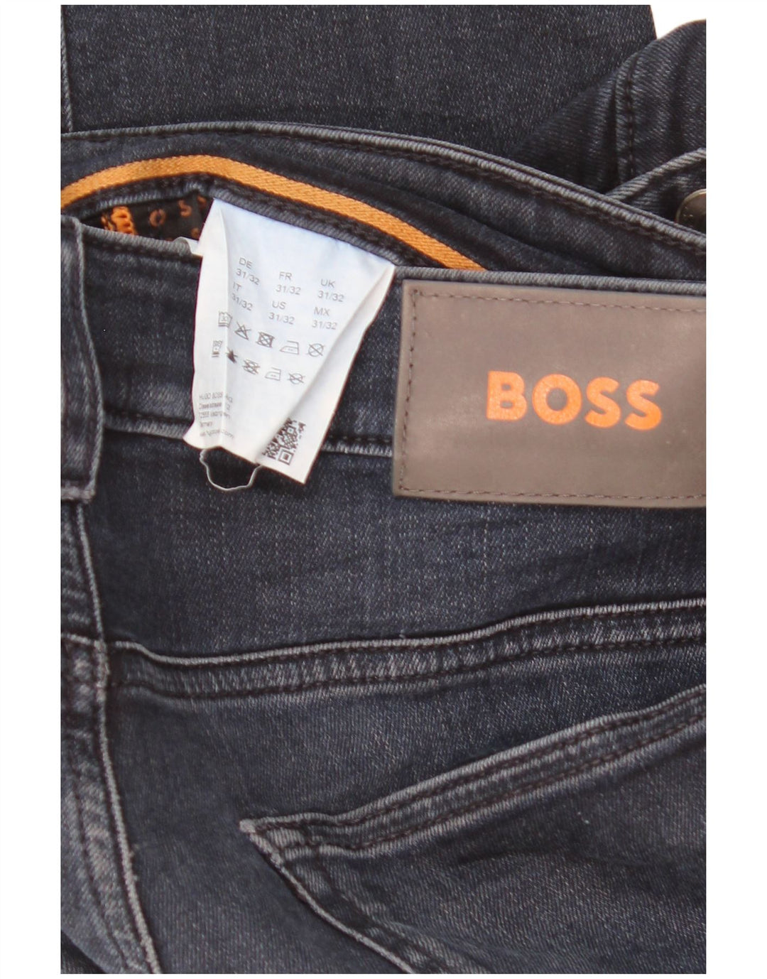 Hugo Boss Herre Slim Jeans W31 L32 Marineblå Bomuld